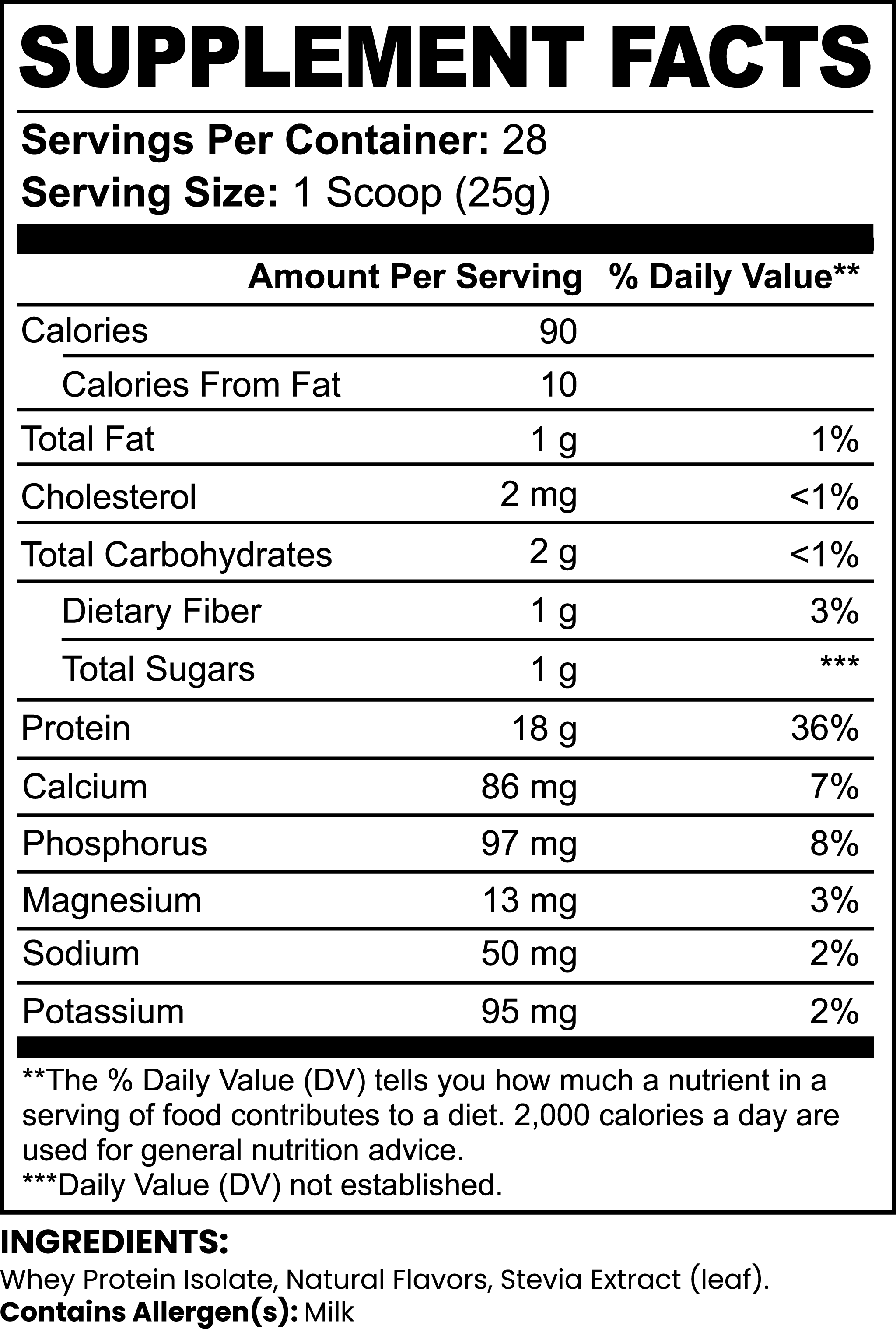 Proteína de suero (leche con chocolate)