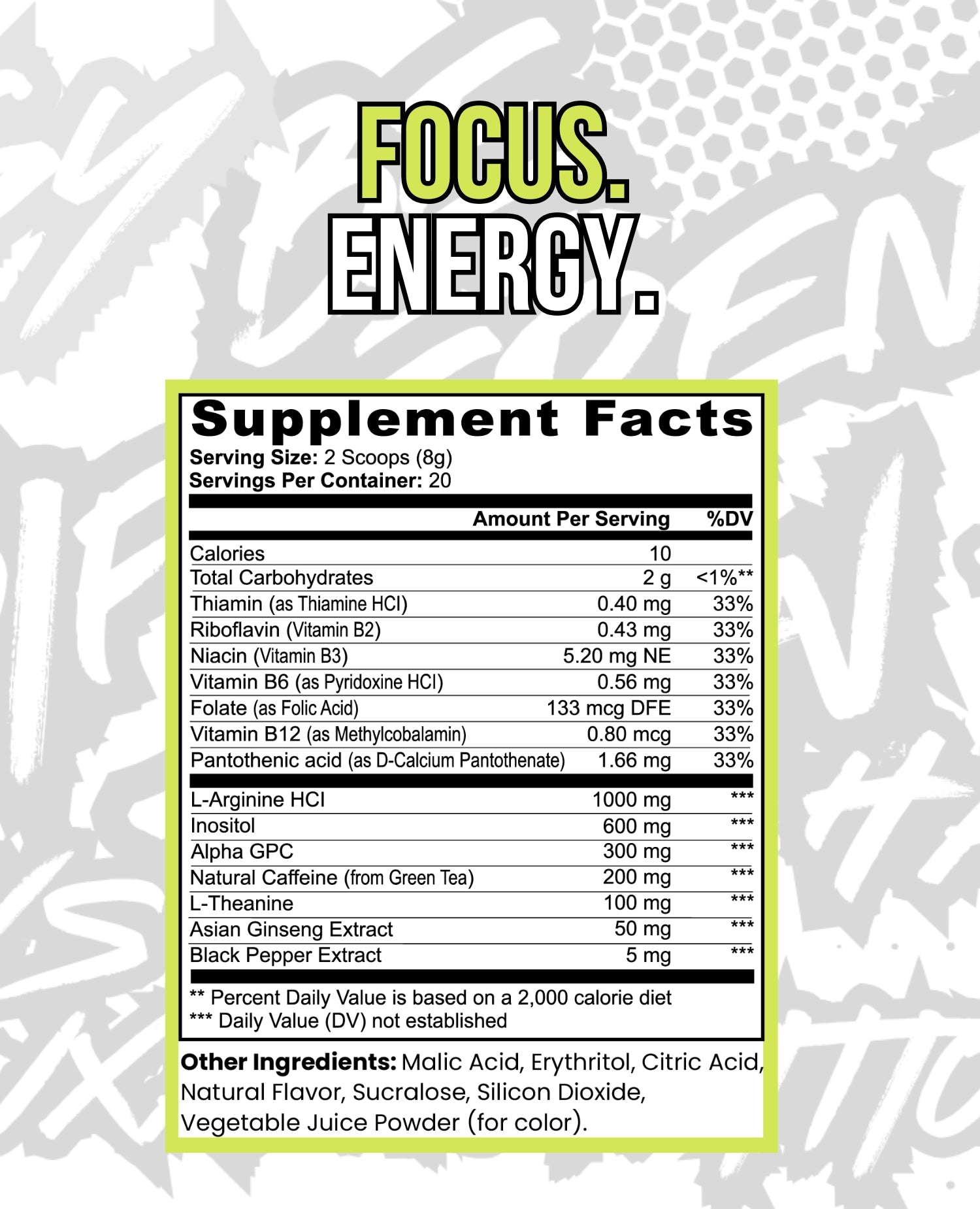 Pre + Focus (Sour Candy)
