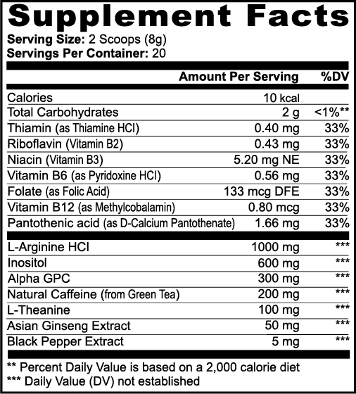 Pre + Focus (Uva Agria)