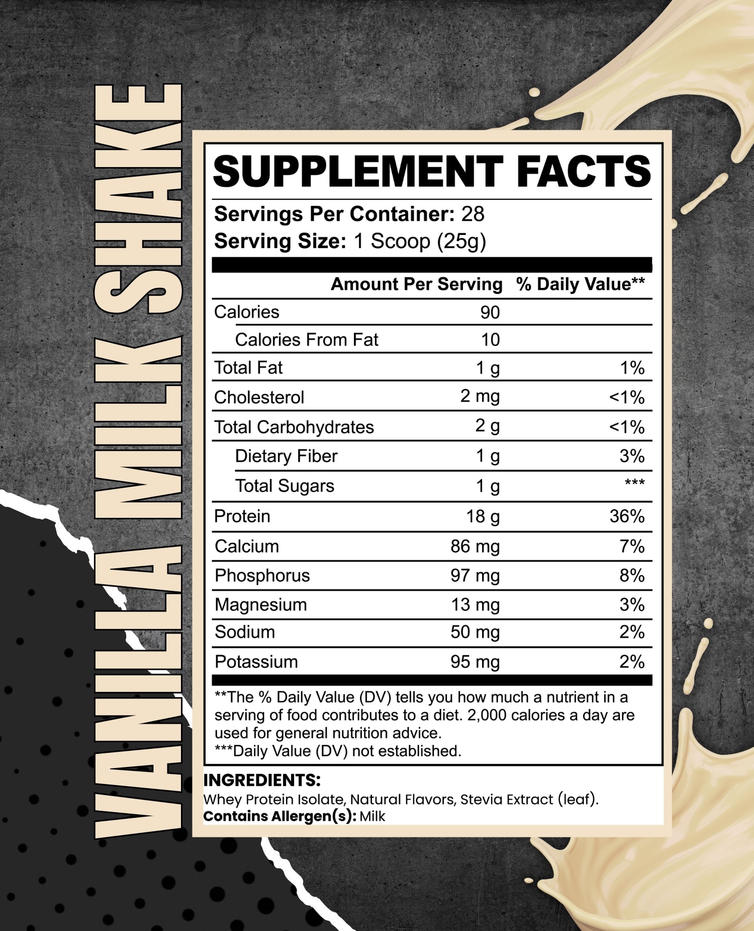 Whey Protein (Vanilla Milk Shake)