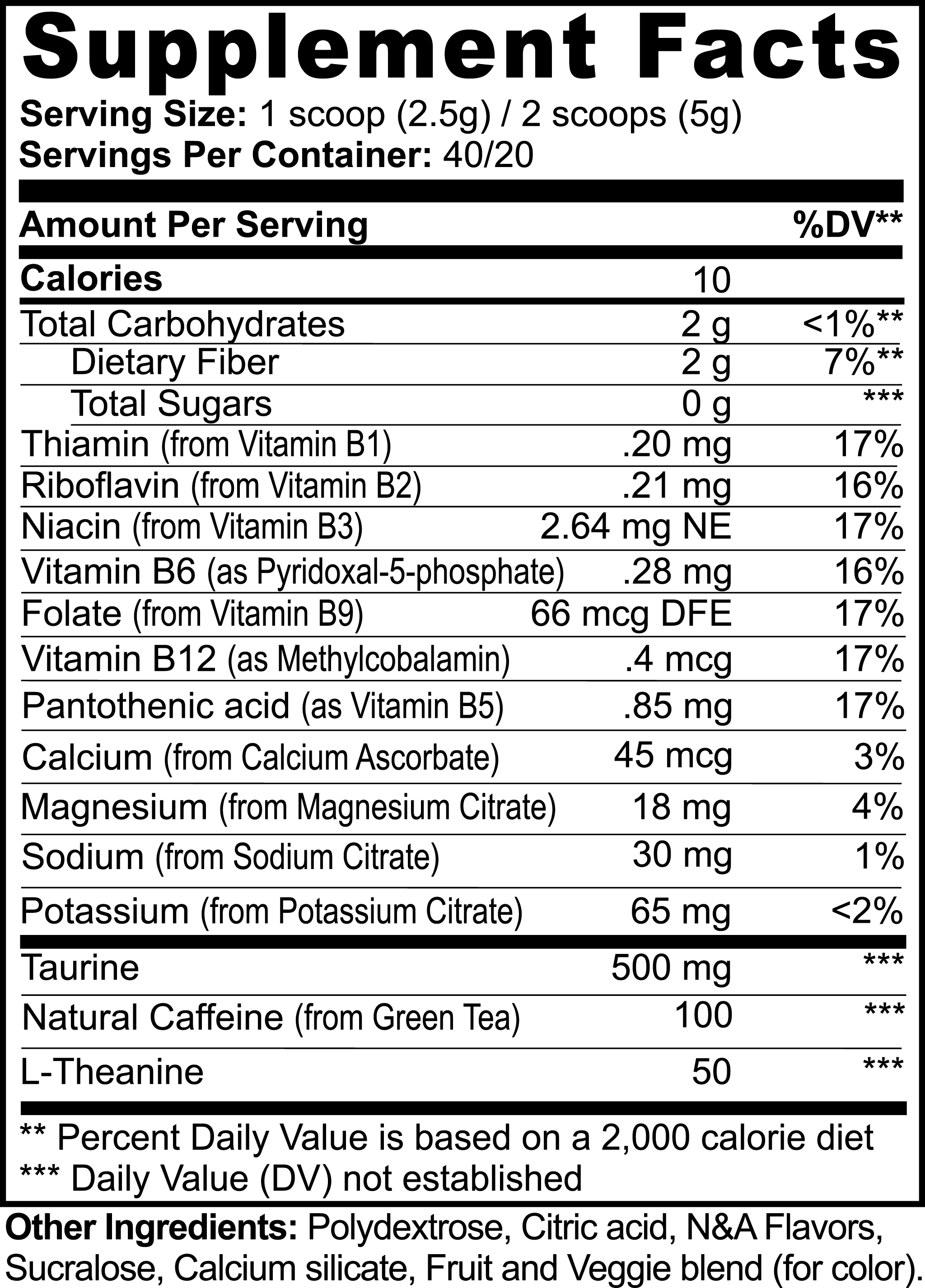 Hydralux Pre-workout
