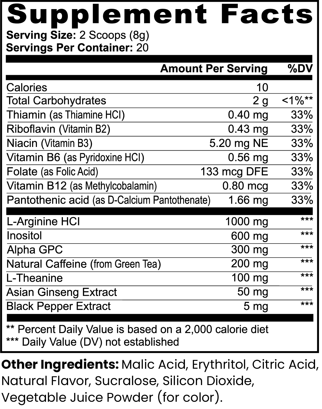 Pre + Focus (Uva Agria)
