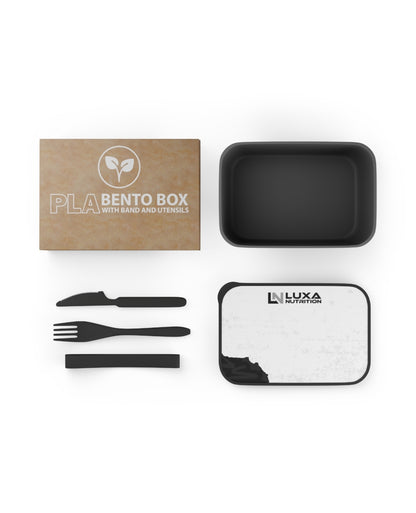 LUXA Nutrition PLA Bento Box with Utensils | Meal Prep Container