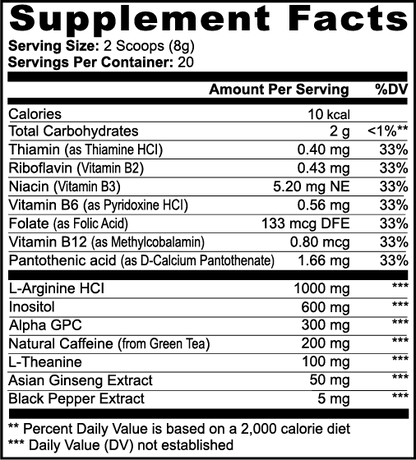 Pre + Focus (Uva Agria)