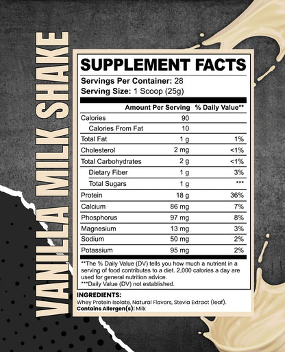 Whey Protein (Vanilla Milk Shake)